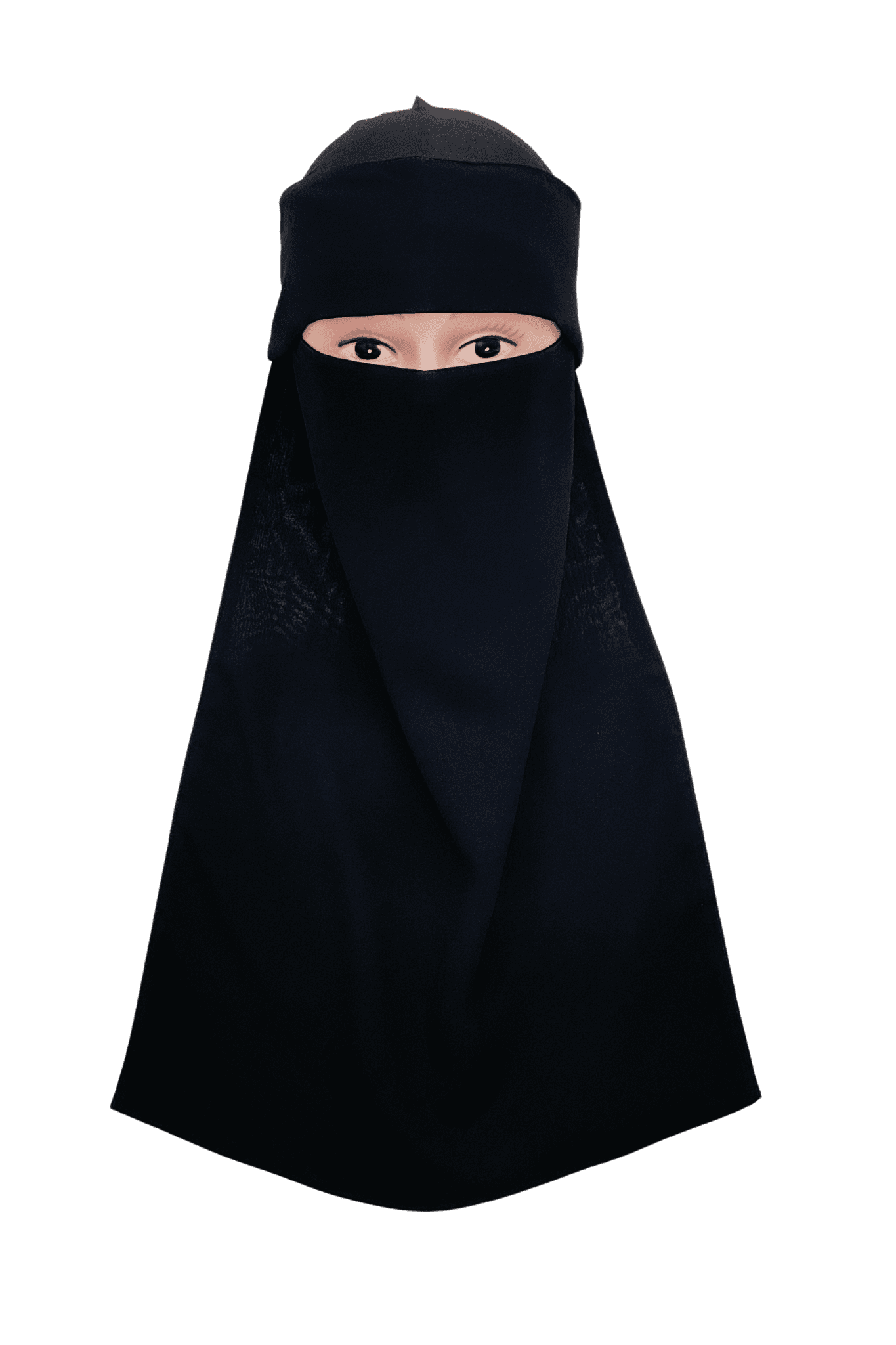 Flap long Nose piece - black