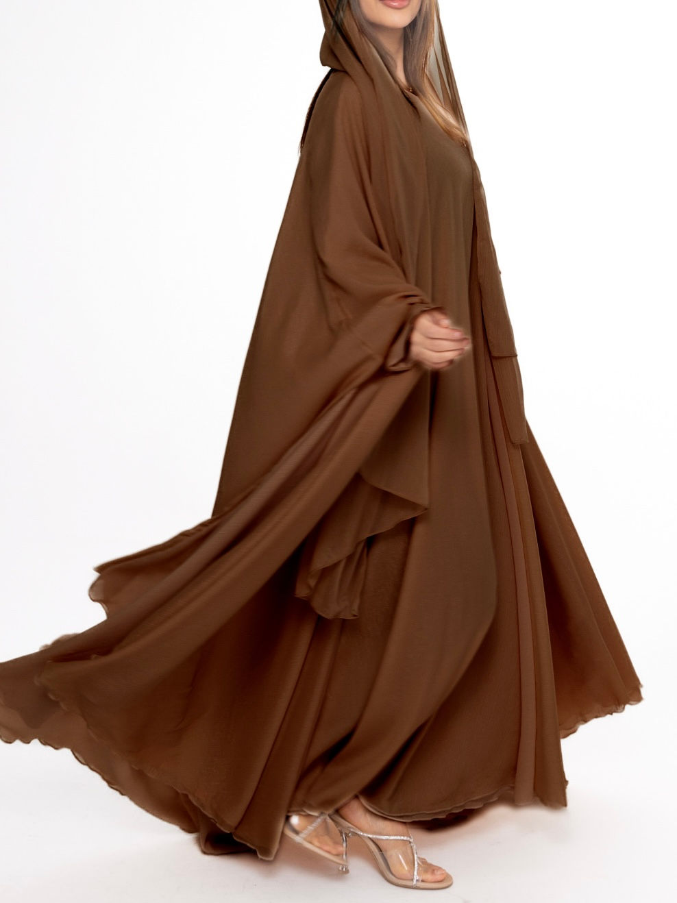 Luxury Double-Sided 3-Piece Abaya Set – 5 Pieces of Pure Elegance - Coco