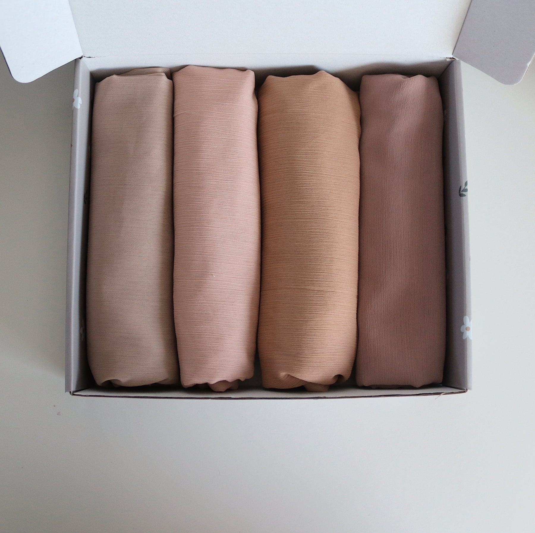 Hijab Box / Chiffon Soft Pinks