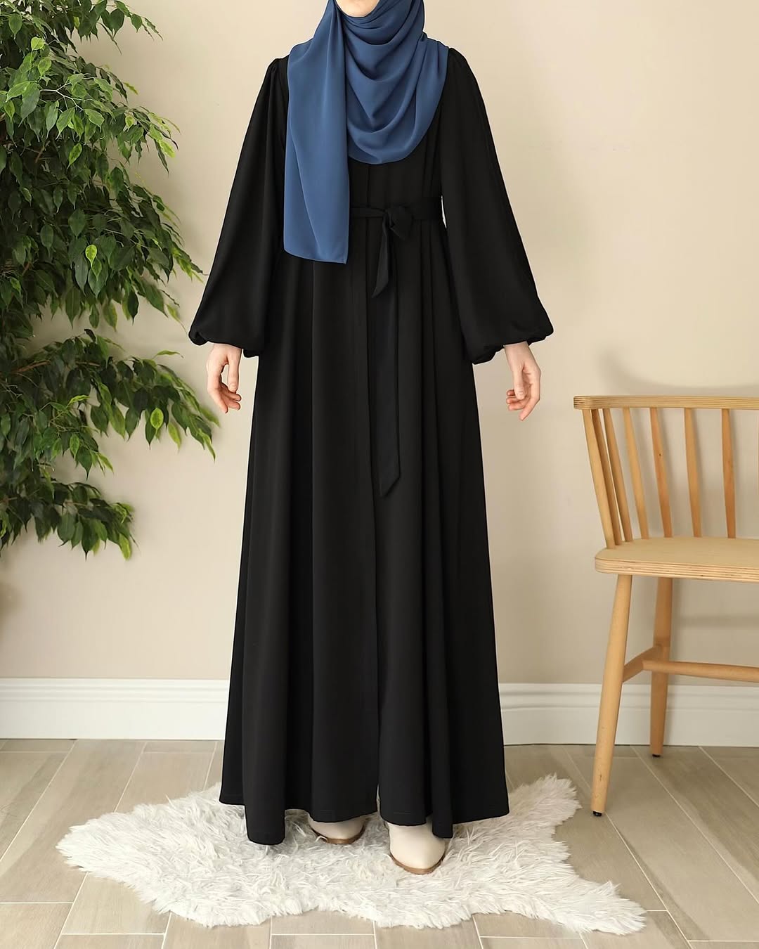 Fatima Everyday Abaya - Black