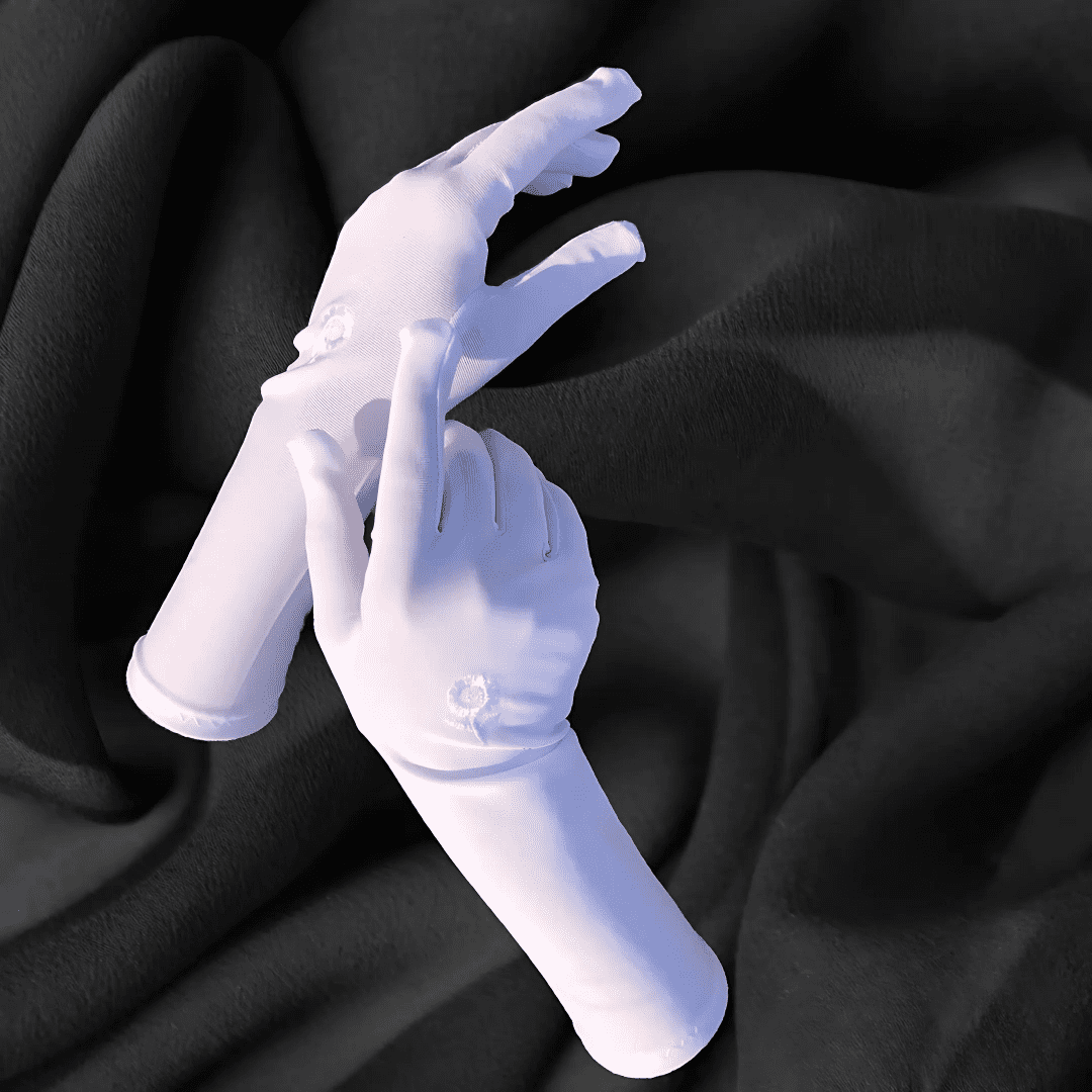 White Hand Gloves