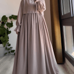 Azalea Abaya in beige