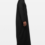 Black Classic Saudi Collar Thobe 2