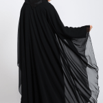 Butterfly Overlay Abaya 5