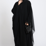 Butterfly Overlay Abaya 5