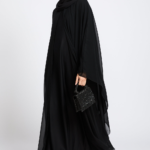 Butterfly Overlay Abaya 5