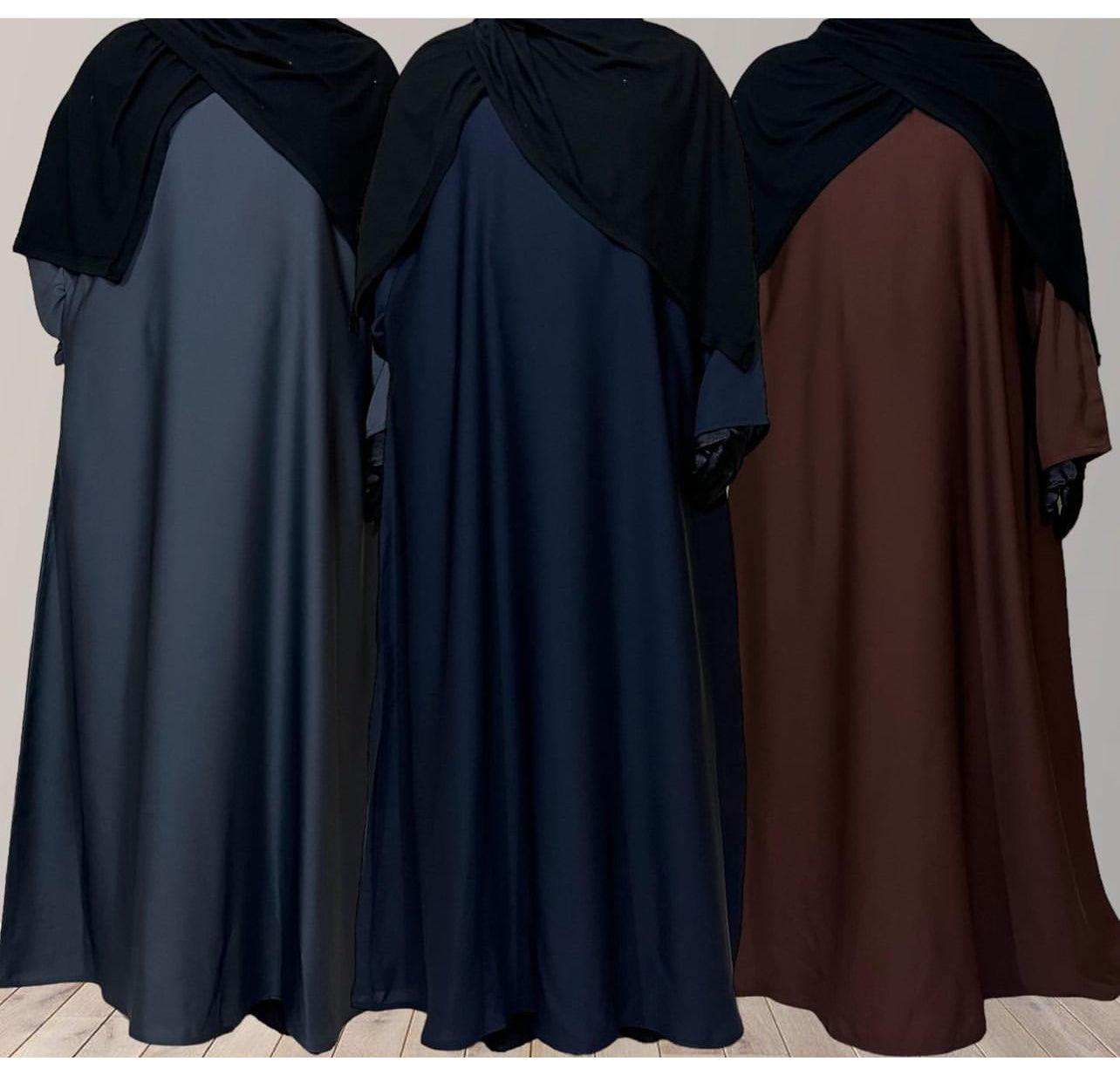 Classic Abaya with Pockets 1