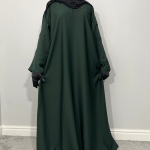Classic Abaya with Pockets 1
