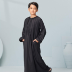 Classic Junior Thobe in Black 1
