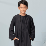 Classic Junior Thobe in Black 1