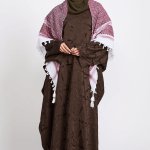 Classic Keffiyeh Scarf – Red & White 4