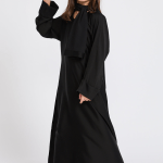 Girls’ Classic Cuff Abaya 4