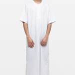 Off-White Short Sleeve Thobe 4