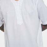 Off-White Short Sleeve Thobe 4
