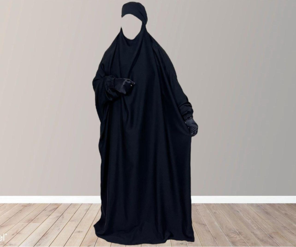 JILBAB 2P NOOR XTRA DELUXE Black main image 0