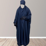 Premium One-Piece Jilbab in Navy with Niqab