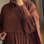 Turkish Cape Abaya in Tan 4