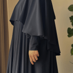 Turkish Cape Abaya in black