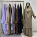 Two-Piece Jilbab in Jet Black 1