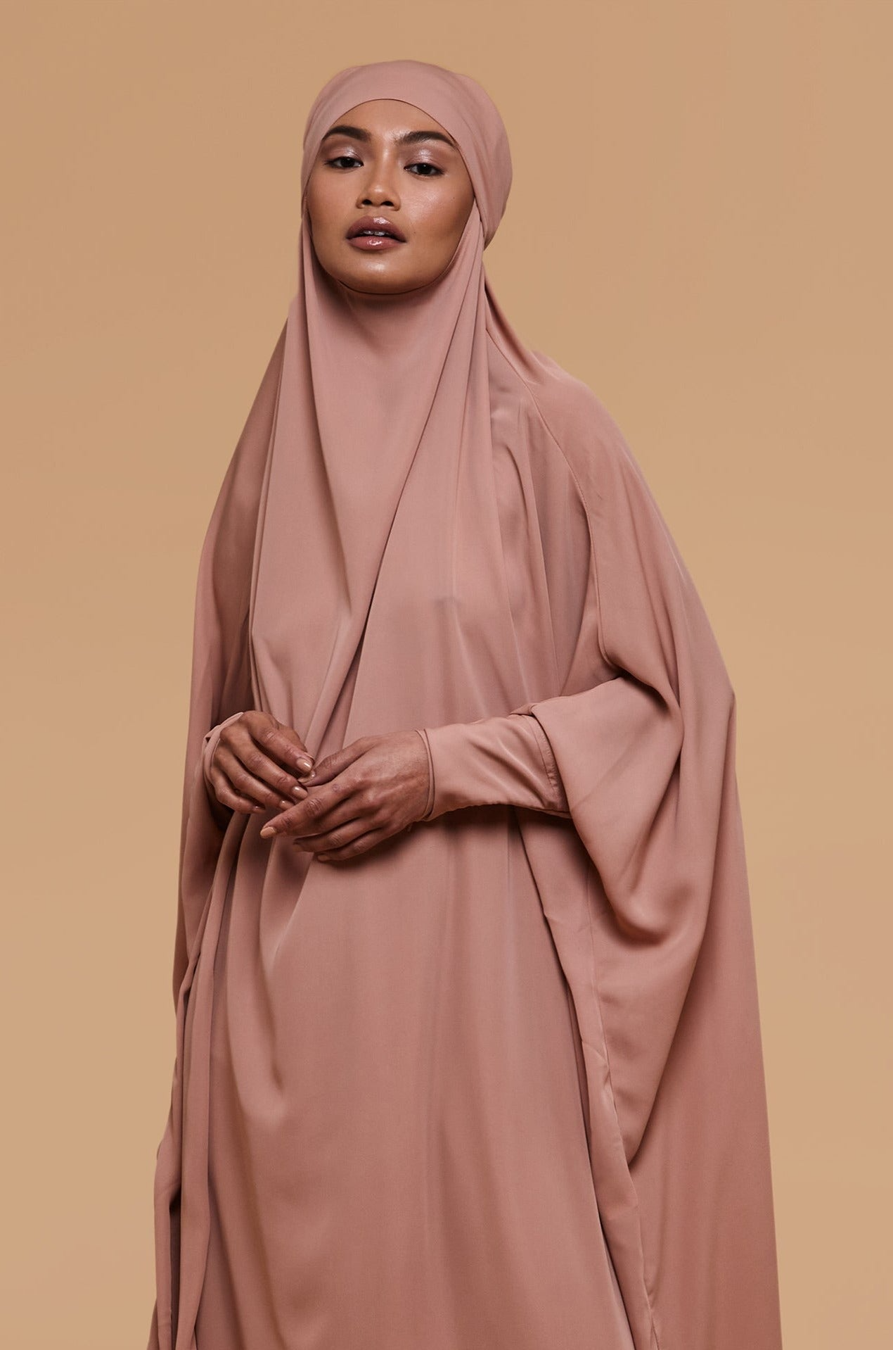 Two-Piece Jilbab in Cafe Au Lait 6