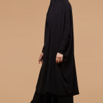 Two-Piece Jilbab in Jet Black 1