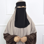 Yemeni Short Niqab in Black 2
