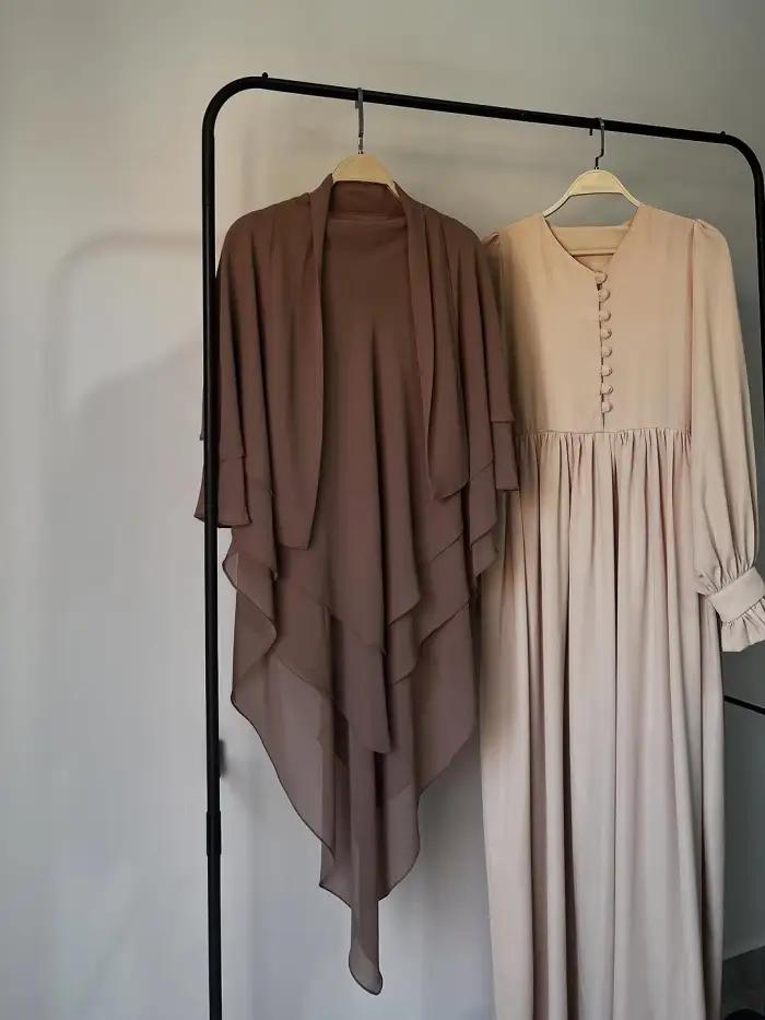 Zahra Flower Abaya with khimar