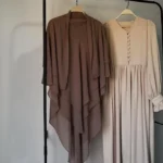 Zahra Flower Abaya with khimar 1