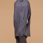 The Two-Piece Jilbab in Shadow Charcoal
