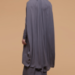 The Two-Piece Jilbab in Shadow Charcoal