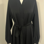Classic Premium Open Abaya with Cuffed Sleeves 1