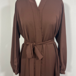 Classic Premium Open Abaya with Cuffed Sleeves 1