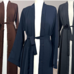 Classic Premium Open Abaya with Wide Sleeves 1
