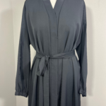 Classic Premium Open Abaya with Cuffed Sleeves 1