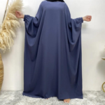 Flowing Abaya with Cuffed Sleeves 4