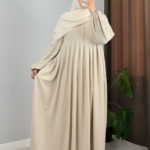 Light Beige Airflow Abaya 3