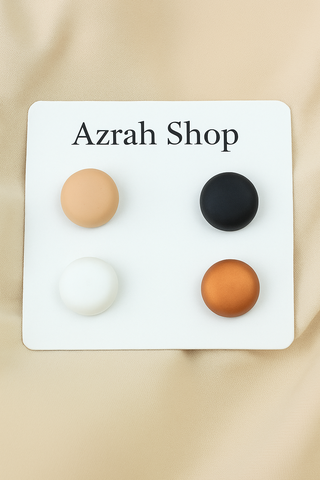 No-Snag Hijab Magnets – Set of 4