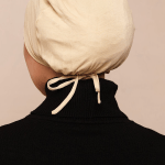 Nude Bamboo Jersey Hijab Cap 3