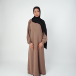Plain-Closed-Abaya-Beige