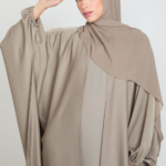 Premium-Royale-Kimono-Abaya-in-Desert-Sandstone-1