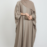 Premium-Royale-Kimono-Abaya-in-Desert-Sandstone-1