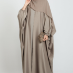 Premium-Royale-Kimono-Abaya-in-Desert-Sandstone-1