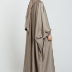 Premium-Royale-Kimono-Abaya-in-Desert-Sandstone-1