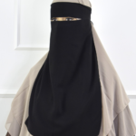 The Full Niqab – Pinch Style – in Black 1