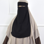 The Full Niqab – Pinch Style – in Black 1