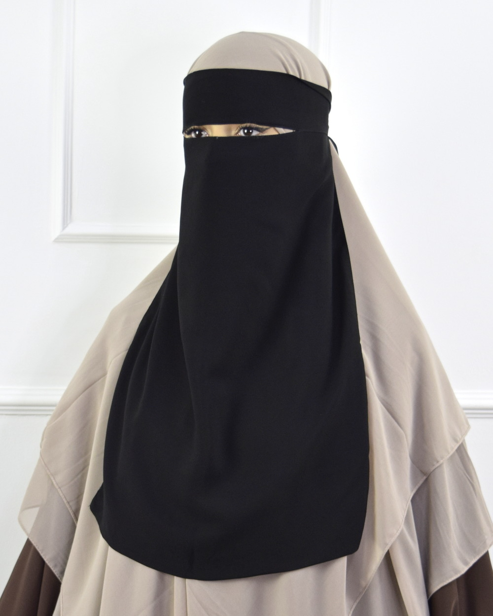 The Full Niqab – Pinch Style – in Black