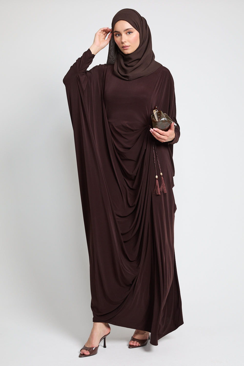 The Luxe Draped Abaya