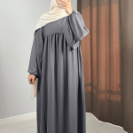 The Signature Zehra Abaya Grey 2