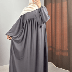 The Signature Zehra Abaya Grey 2