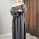 The Signature Zehra Abaya Grey 2